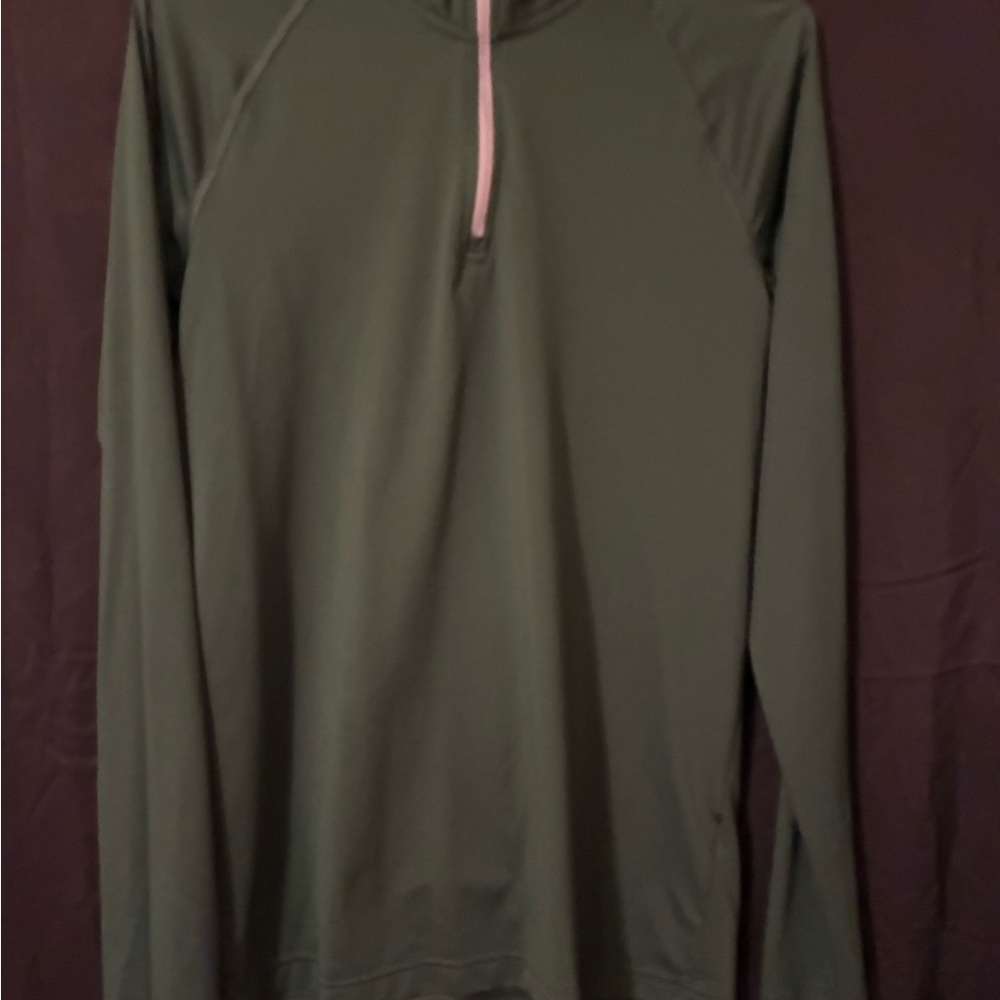 Under Armour Long Sleeve Top - Dark Green size large